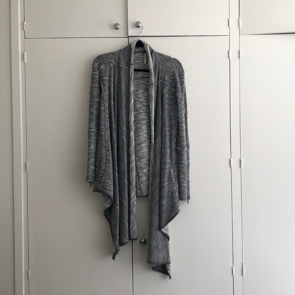 Free People Gray Cardigan